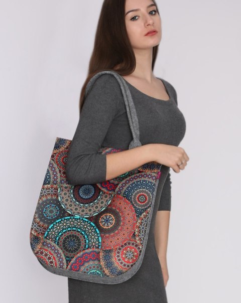 Torba filcowa CITY Casablanca Bertoni Torba filcowa CITY Casablanca Bertoni