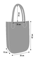 Torba filcowa CITY Casablanca Bertoni