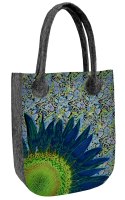 Torba filcowa CITY Blue Flower Bertoni