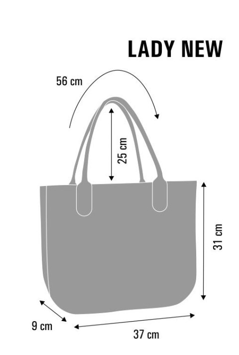 Torba filcowa LADY - Warkocz Bertoni Torba filcowa LADY - Warkocz Bertoni