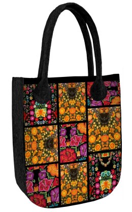 Torba filcowa CITY ANTRACYT Frida Flowers Bertoni