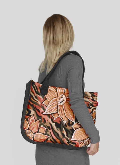 Torba filcowa LADY XL antracyt - Sofi Bertoni Torba filcowa LADY XL antracyt - Sofi Bertoni
