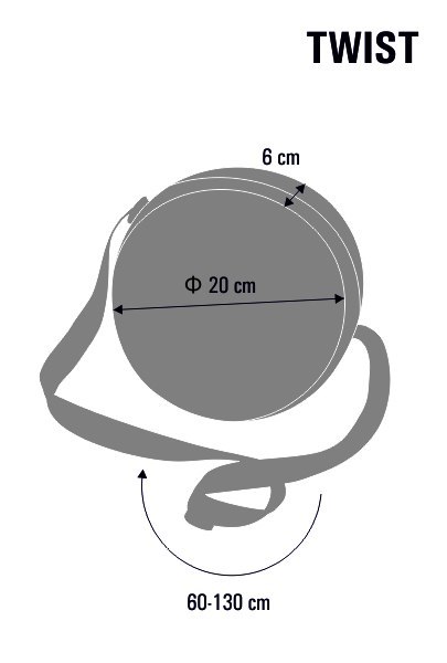 Torba filcowa TWIST ANTRACYT Enigma Bertoni Torba filcowa TWIST ANTRACYT Enigma Bertoni