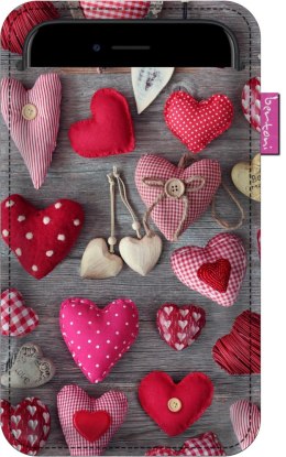 Etui na smartfon antracyt VALENTINE HEARTS Bertoni