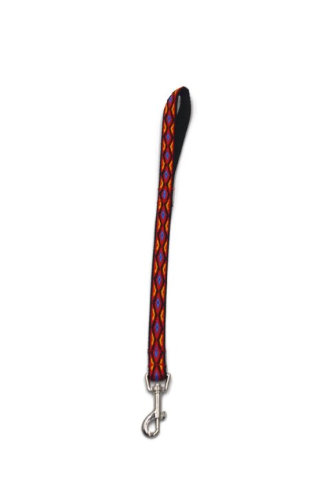 A-484 Pejcz dla psa, taśma podwójna Romb 20mm/50cm ALIZOO A-484 Pejcz dla psa, taśma podwójna Romb 20mm/50cm ALIZOO