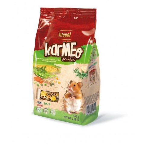 Karmeo Premium karma pełnoporcjowa dla chomika, 400g, w worku VITAPOL