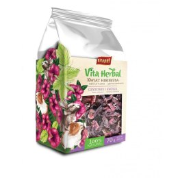 Vita Herbal dla gryzoni i królika, kwiat hibiskusa, 70g VITAPOL