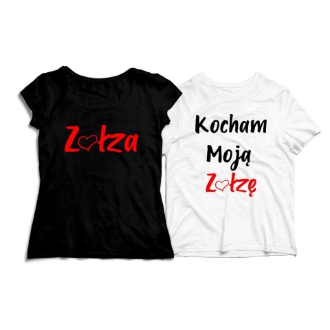 Koszulki dla par Zołza Kocham Moją Zołzę Koszulki dla par Zołza Kocham Moją Zołzę