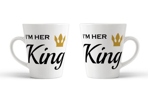 Kubek latte I'm her king