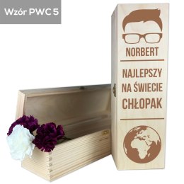 Skrzynka na wino Najlepszy chłopak na świecie