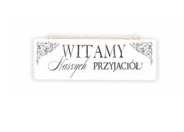 Tabliczka 01 - Witamy naszych przyjaciół... - TC/01/45