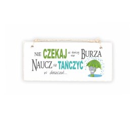 Tabliczka 02 - Nie czekaj, aż skończy się burza... - TC/02/72