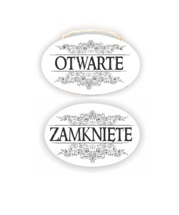 Zawieszka Elipsa Dwustronna 01 - Otwarte/Zamknięte - ED/01/69