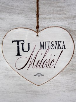 Zawieszka Serce 03 - Tu mieszka miłość... - S/03/16