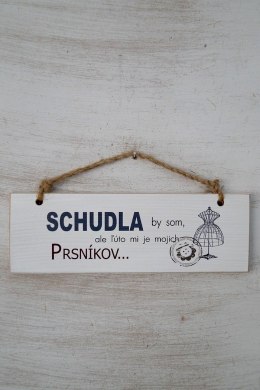 Tabliczka 01 - Schudla by som, ale luto mi je... - TC/01/60SK