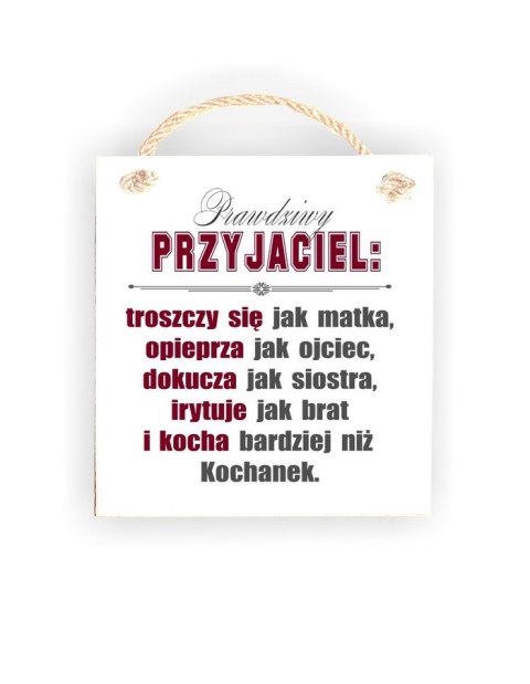 Tabliczka 05 - Przyjaciel troszczy się jak...- TC/05/625