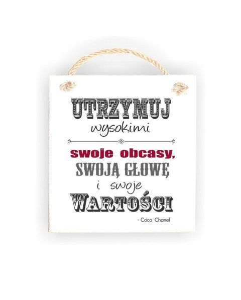 Tabliczka 05 - Utrzymuj wysokimi swoje obcasy...- TC/05/636