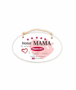 Zawieszka Elipsa 01 - Hotel mama... - E/01/573