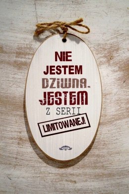 Zawieszka Elipsa 01 - Nie jestem dziwna... - E/01/165 pion