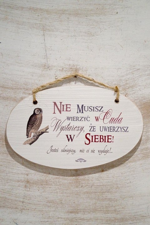 Zawieszka Elipsa 01 - Nie musisz wierzyć w cuda.. - E/01/204