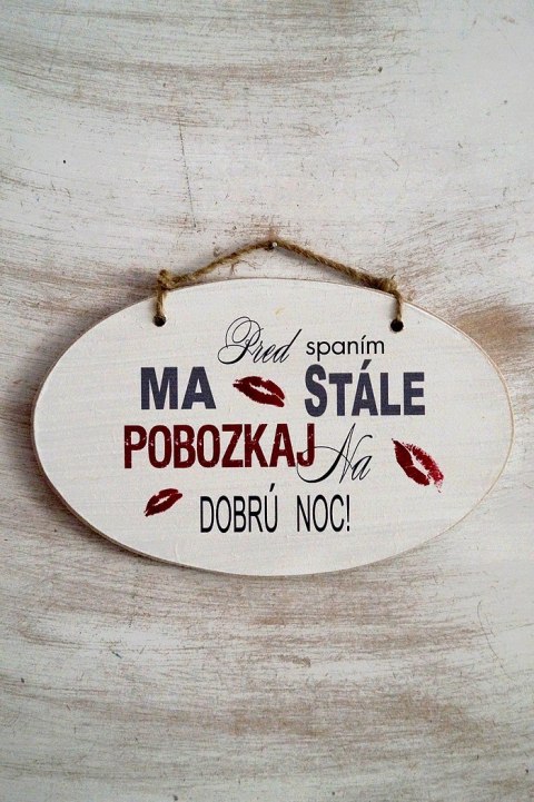 Zawieszka Elipsa 01 - Pred spanim ma stale pobozkaj!... - E/01/34SK