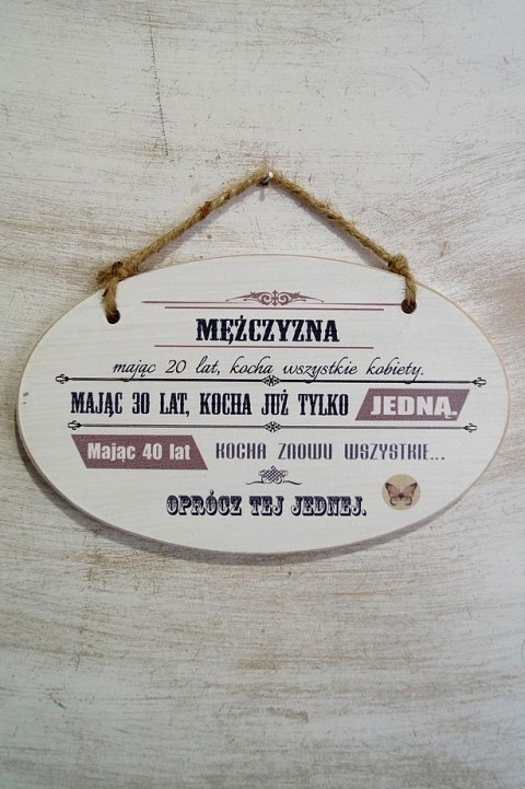 Zawieszka Elipsa 02 - Mężczyzna mając 20 lat, kocha...- E/02/492