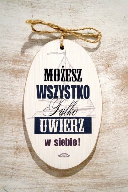 Zawieszka Elipsa 02 - Możesz wszystko...- E/02/616 pion