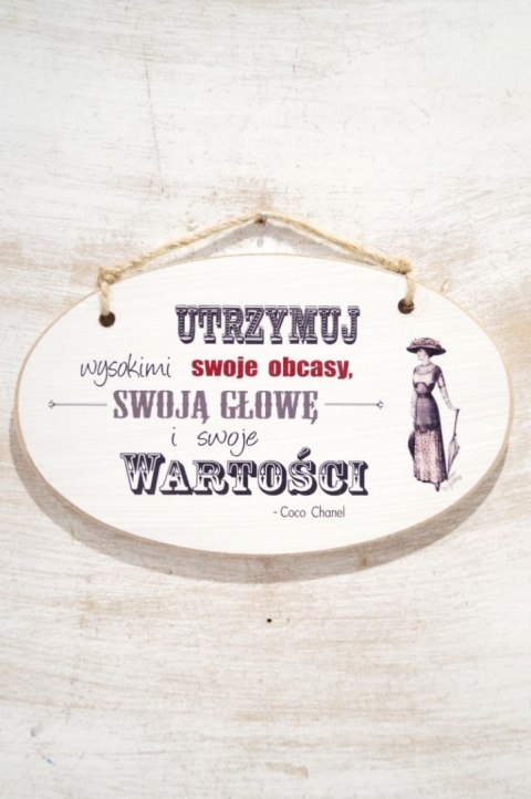 Zawieszka Elipsa 02 - Utrzymuj wysokimi swoje obcasy,...- E/02/636