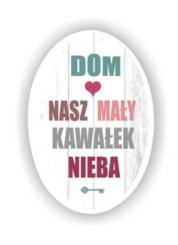 Zawieszka Elipsa 05 - Dom nasz mały... - E/05/532 pion