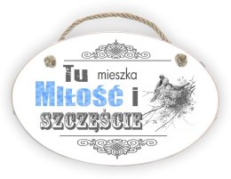 Zawieszka Elipsa 05 - Tu mieszka miłość i szczęście... - E/05/366