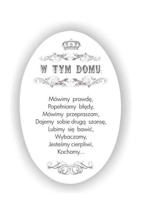 Zawieszka Elipsa 05 - W tym domu mówimy prawdę... - E/05/487 pion