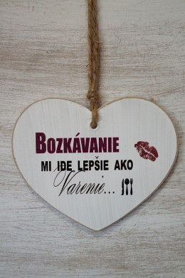 Zawieszka Serce 02 - Bozkavanie mi ide lepsie... - S/02/161SK