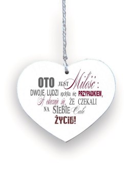 Zawieszka Serce 03 - Oto jest miłość...- S/03/18