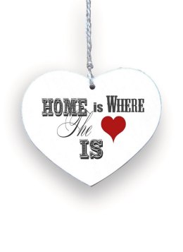 Zawieszka Serce 04 - Home is where... - S/04/11EN