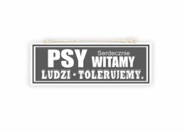 Tabliczka 04 - Psy. Witamy...- TC/04/1002