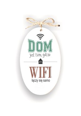 Zawieszka Elipsa 01 - Dom jest tam... - E/01/976 wifi (pion)