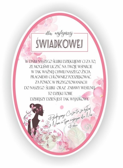 Zawieszka Elipsa 05 - Dla najlepszej świadkowej! - E/05/1159