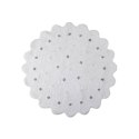 Lorena Canals Dywan bawełniany Galletita Blanco/White Ø 140 cm Lorena Canals