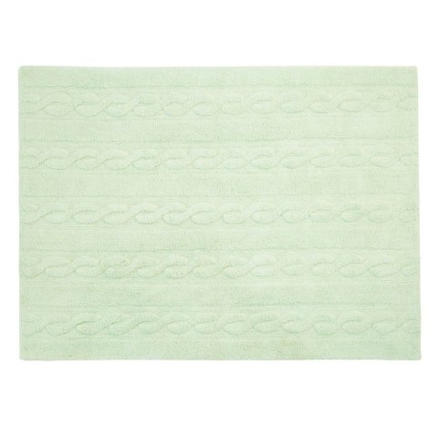 Lorena Canals Dywan bawełniany Trenzas Soft Mint 120 x 160 cm Lorena Canals