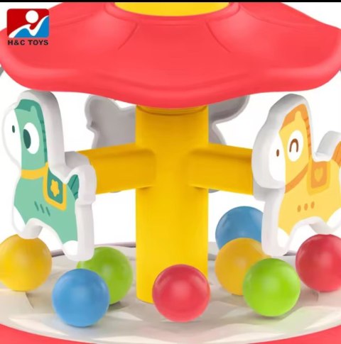 WOOPIE BABY Kolorowe Koniki Czerwona Bączek Karuzela Woopie Baby WOOPIE BABY Kolorowe Koniki Czerwona Bączek Karuzela Woopie Baby
