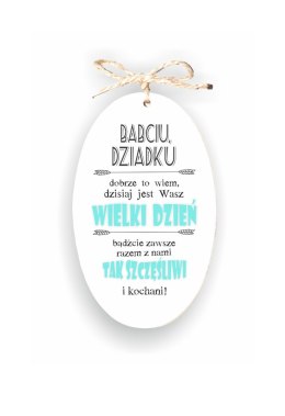 Zawieszka Elipsa 01 - Babciu, Dziadku... - E/01/1299