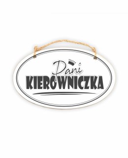 Zawieszka Elipsa 01 - Pani Kierowniczka - E/01/1216