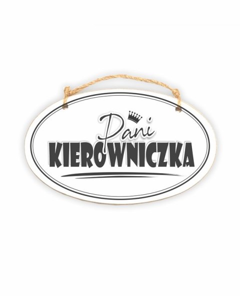 Zawieszka Elipsa 01 - Pani Kierowniczka - E/01/1216