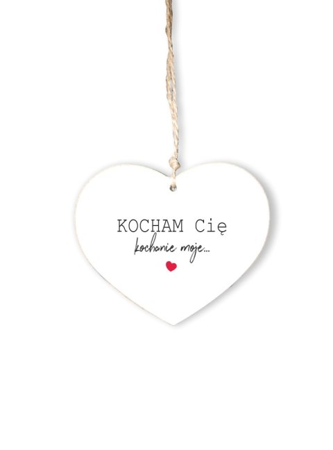 Zawieszka Serce 02 -Kocham Cię kochanie... - S/02/1371