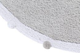 Lorena Canals Dywan bawełniany Bubbly Light Grey Ø 120 cm Lorena Canals