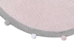 Lorena Canals Dywan bawełniany Bubbly Soft Pink Ø 120 cm Lorena Canals