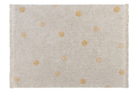 Lorena Canals Dywan bawełniany Hippy Dots Natural Honey 120 x 160 cm Lorena Canals