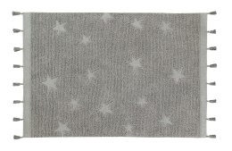 Lorena Canals Dywan bawełniany Hippy Stars Grey 120 x 175 cm Lorena Canals