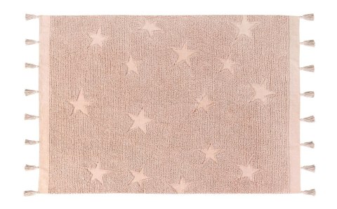 Lorena Canals Dywan bawełniany Hippy Stars Vintage Nude 120 x 175 cm Lorena Canals