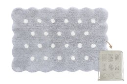 Dywan Bawełniany Mini Biscuit Pearl Grey 70x100 cm Lorena Canals Lorena Canals